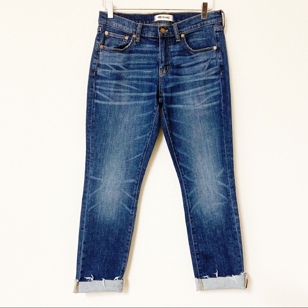 Like New Madewell | The Slim Boyjean | Raw Hem Edition
